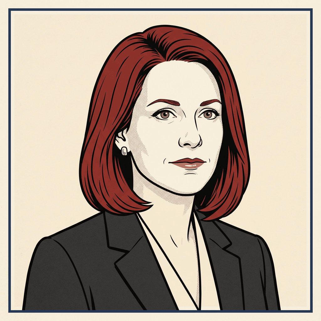 Portrait of Nora Kessler, center-left panelist